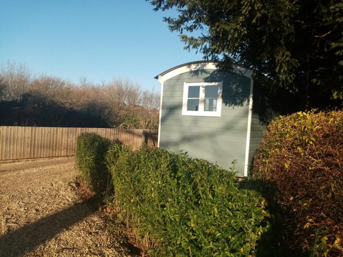 Yew Tree View Luxury Shepherd'S Hut Sturminster Newton Bagian luar foto